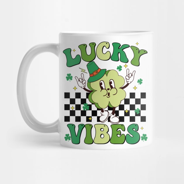 Groovy Lucky Vibes St Patrick's Day Teachers, Teacher Irish by artbyhintze